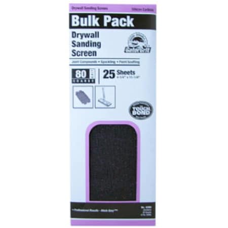 Gator Finishing 4255 4.25 in. x 11.25 in. 220 Grit Very Fine Sanding Screen- 25 Count, PK25 287680